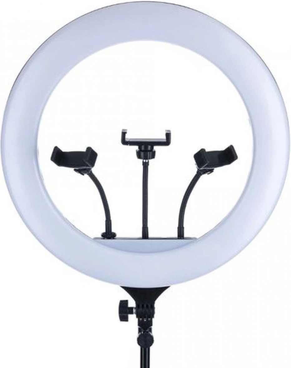 18” Ring Light YQ-480B 46cm 3000-6500K με Τρίποδο Δαπέδου και Βάση για Κινητό