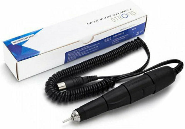 Strong Marathon N4 Τροχός Νυχιών Ρεύματος 35000rpm με Πεντάλ σε Λευκό Χρώμα