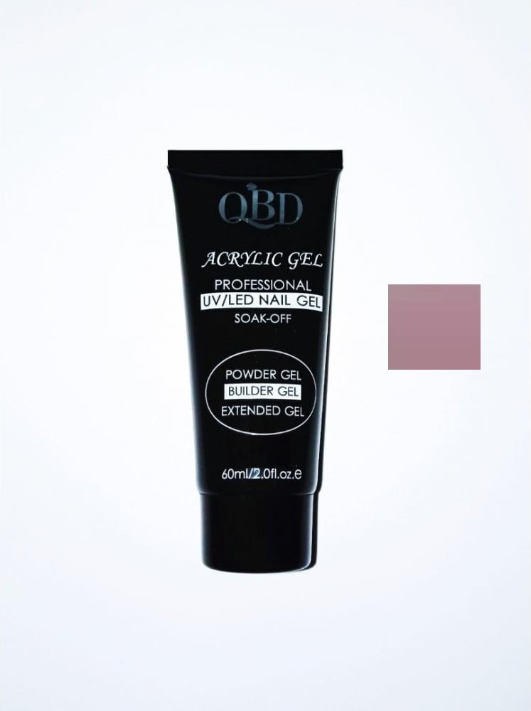 QBD Acrylic Gel UV/LED Nail Gel – Soak Off 60ml 14 Dusty Pink