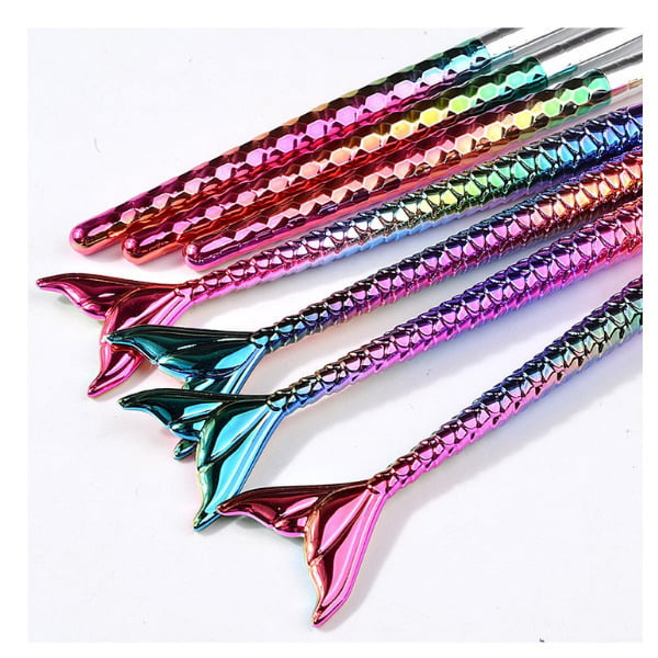 Πινέλα Nail Art Σετ 3 τεμαχίων Rainbow