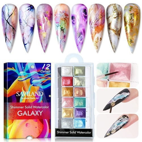 Shimmer Solid Watercolour Macaron No 04 12 τεμάχια