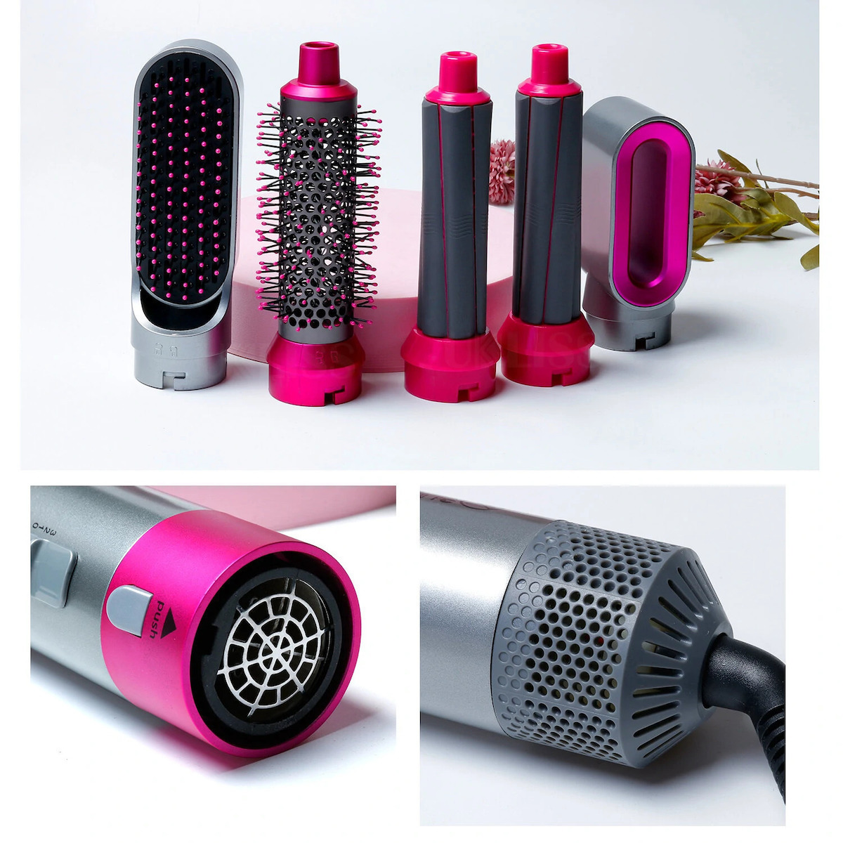 Ηλεκτρική Βούρτσα Hot Air Styler με Αέρα για Ίσιωμα και Μπούκλες