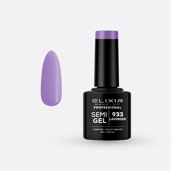 Ημιμόνιμο βερνίκι 8ml – #933 (Lavender) src=