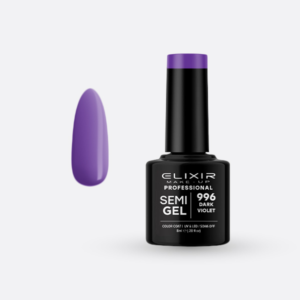 Ημιμόνιμο βερνίκι 8ml – #996 (Dark Violet) src=