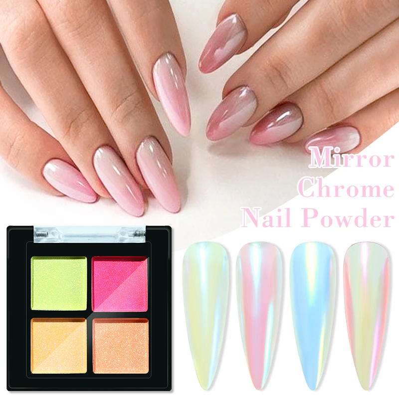 Σκόνη νυχιών mirror 4G07 pigment 4 αποχρώσεων