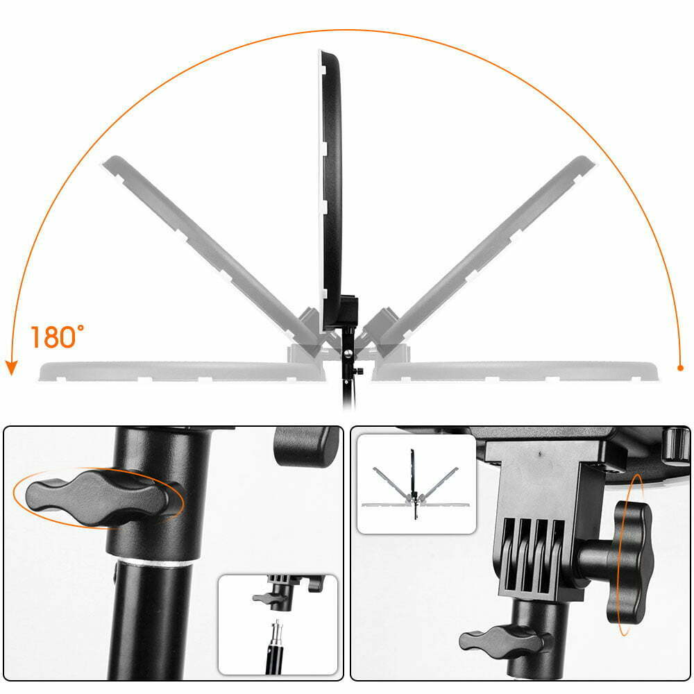 RING LIGHT 18” 55W – Επαγγελματικό Φωτιστικό Δαχτυλίδι Led 46cm Με 3 χρώματα