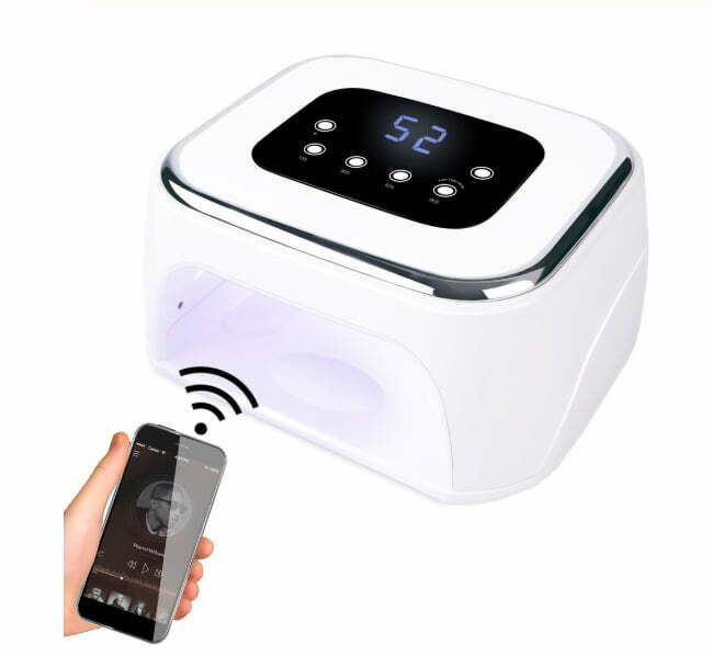 Φουρνάκι Νυχιών Dual με Ηχείο Bluetooth White UV / LED 99W
