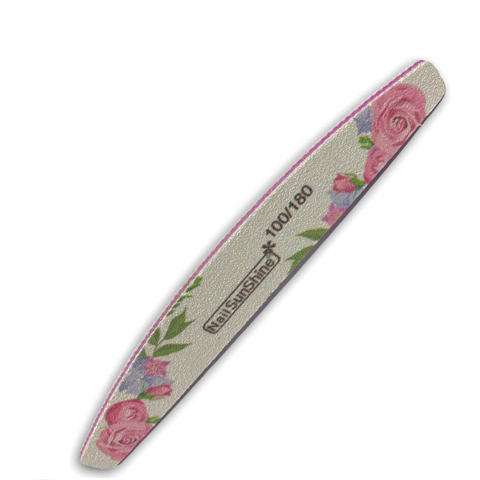 Λίμα Νυχιών 100/180 SunShine Flower Σε Ατομική Συσκευασία Σετ 25τ.