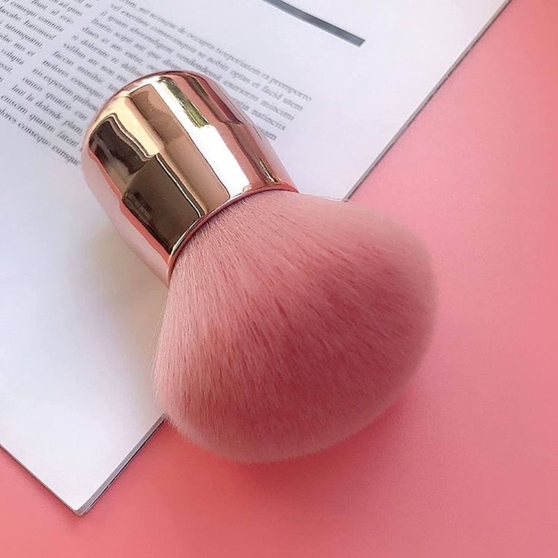 Πινέλο Μακιγιάζ για Πούδρα – Foundation Brush Pink Powder