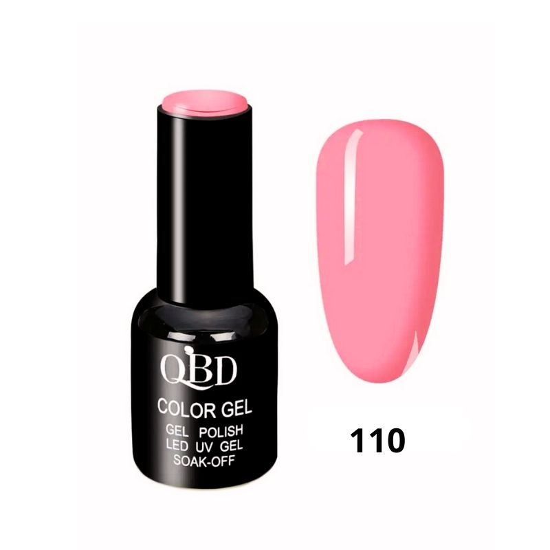 QBD Ημιμόνιμο 110 επαγγελματικό βερνίκι 12ml Pink