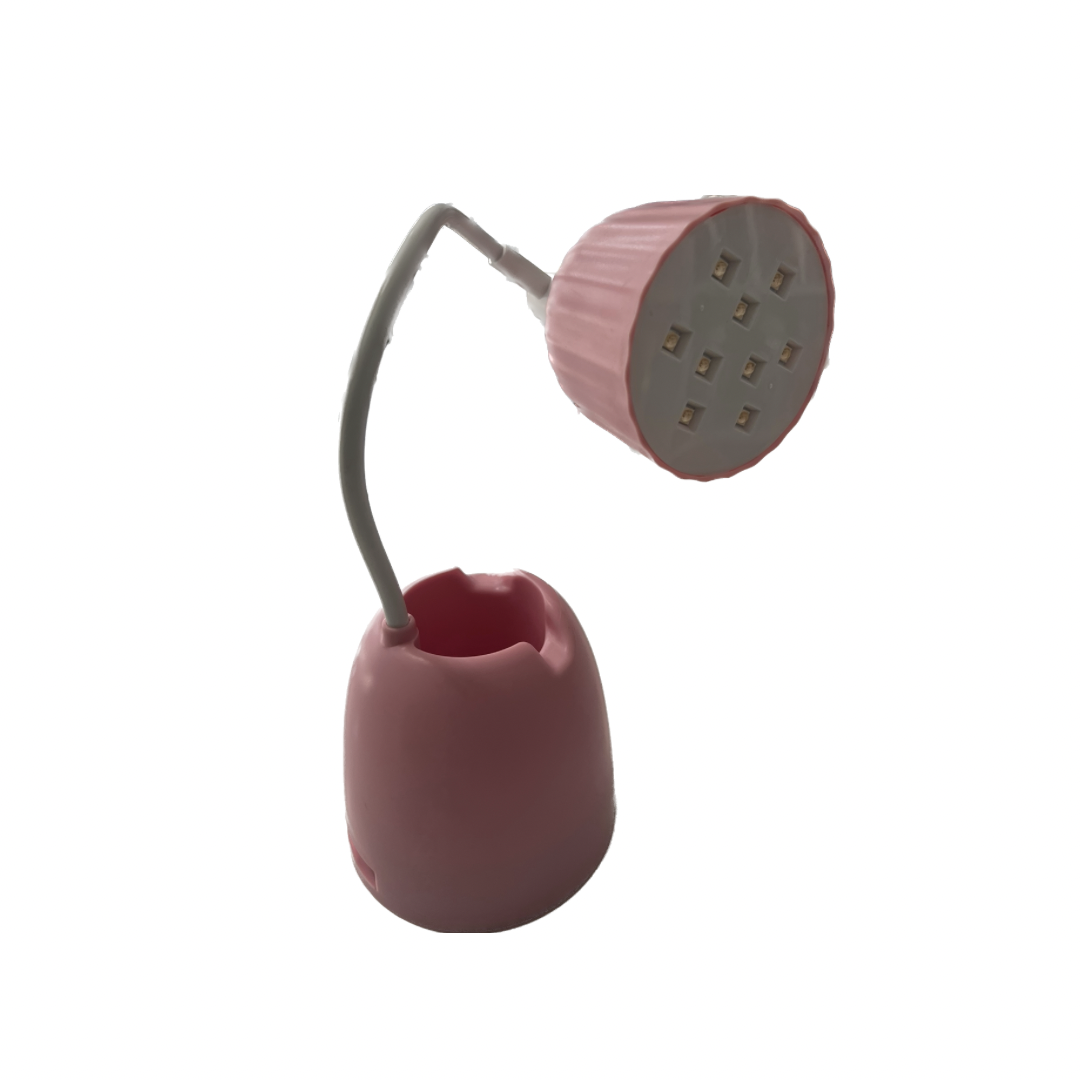 Mini Led UV Lamp pink 28W – Soft Gel Tips src=