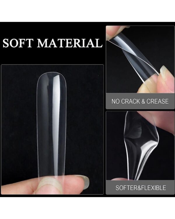 440 LONG STILETTO SOFT GEL TIPS