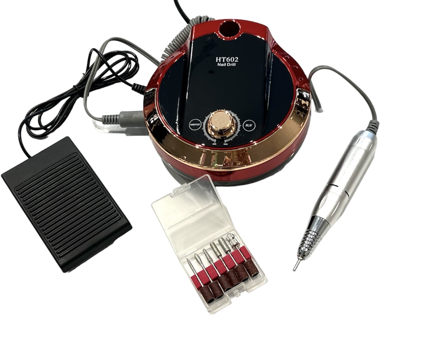 Τροχός νυχιών HT-602 κόκκινο src=