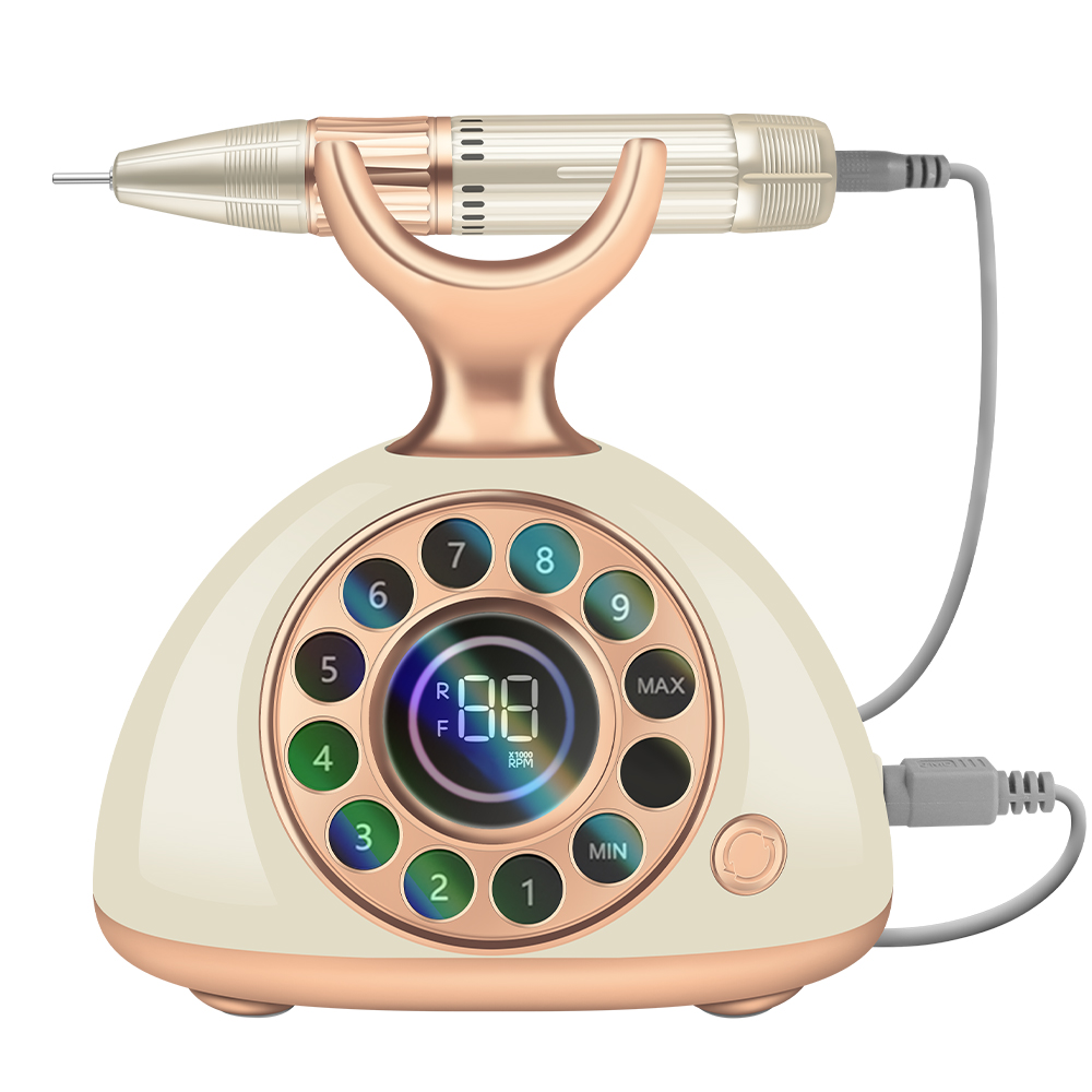 Επαγγελματικός Ηλεκτρικός Τροχός JMD-S307 Retro Telephone – ROSE GOLD src=