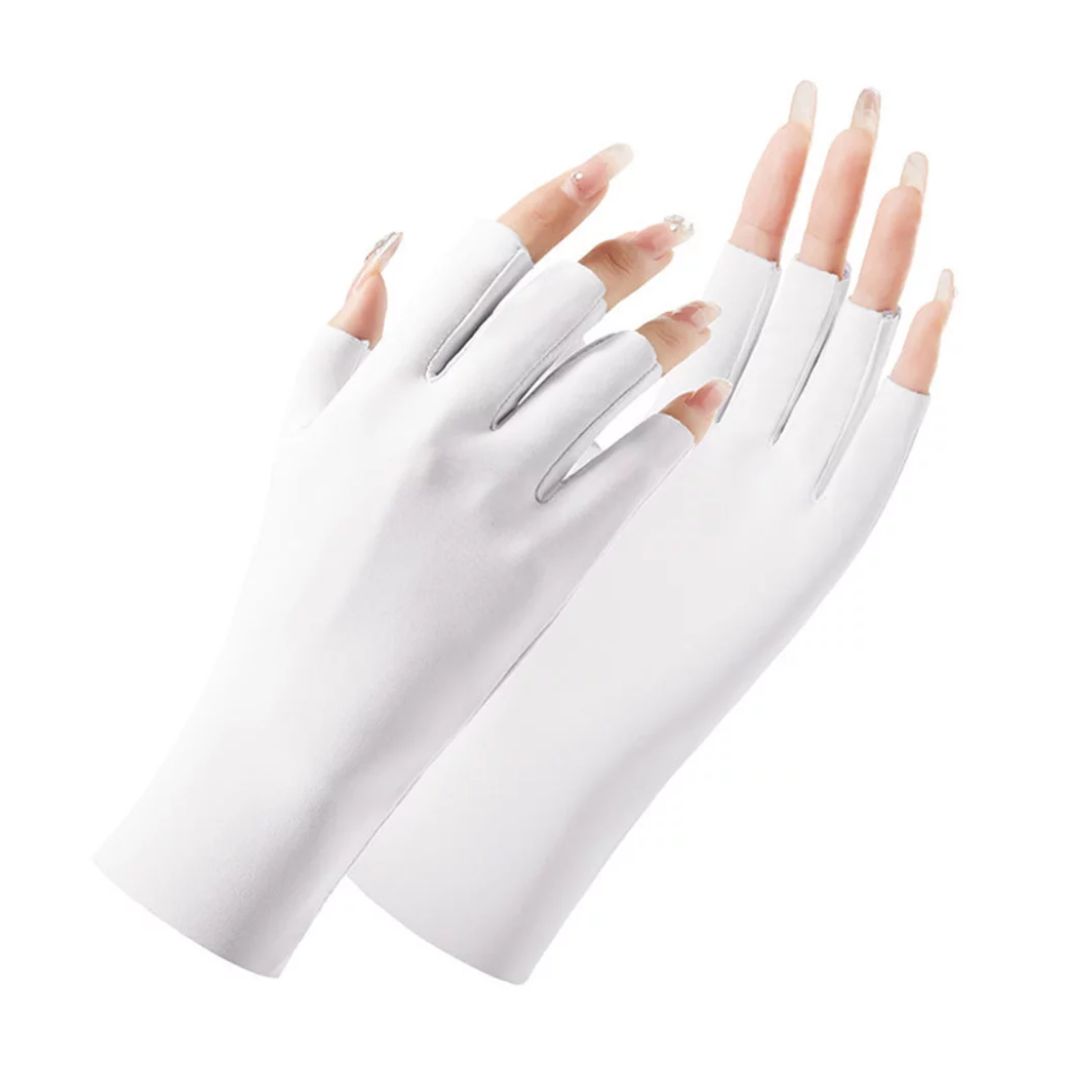 Γάντια Προστασίας Ακτινοβολίας UV Manicure Λευκά src=
