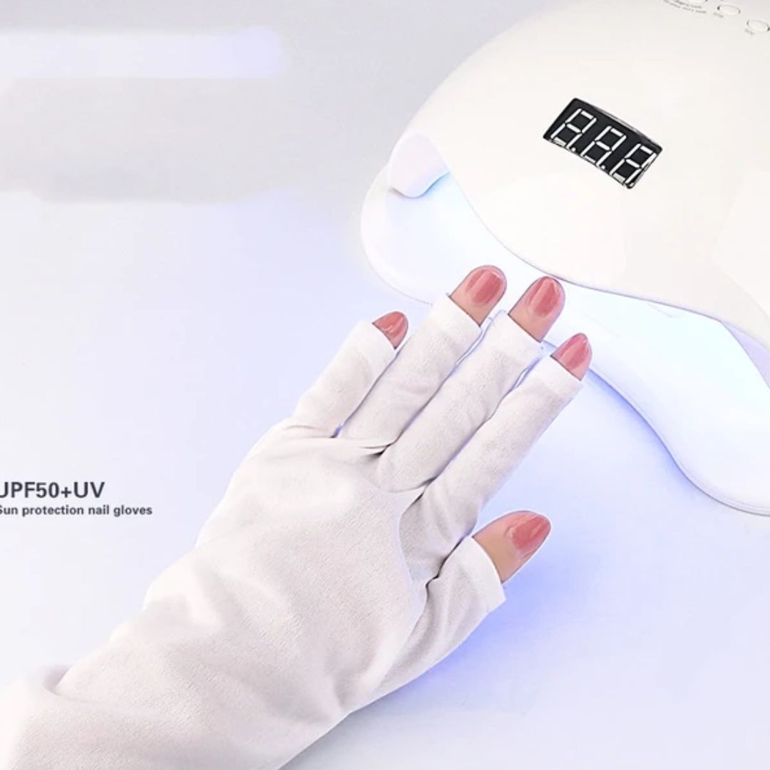 Γάντια Προστασίας Ακτινοβολίας UV Manicure Λευκά