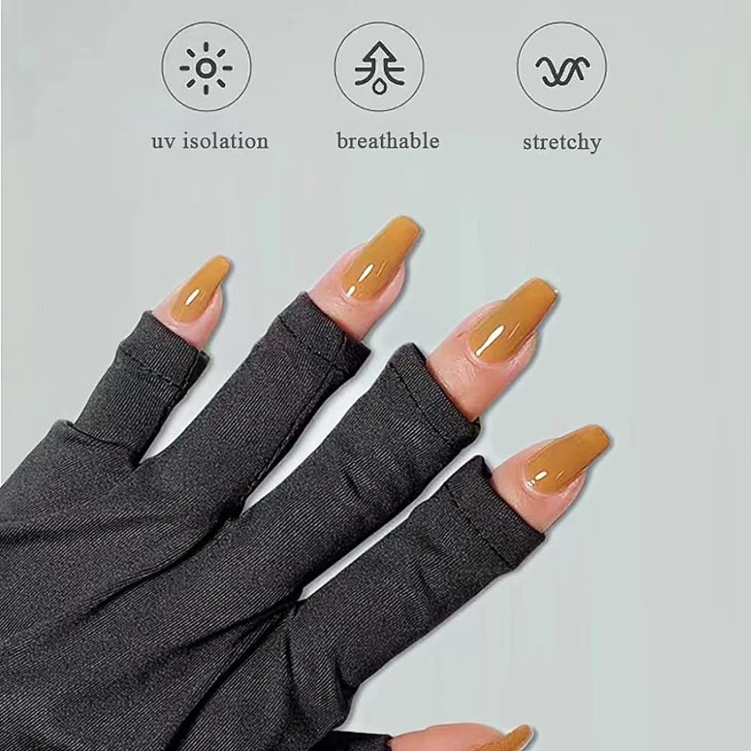 Γάντια Προστασίας Ακτινοβολίας UV Manicure Μαύρα