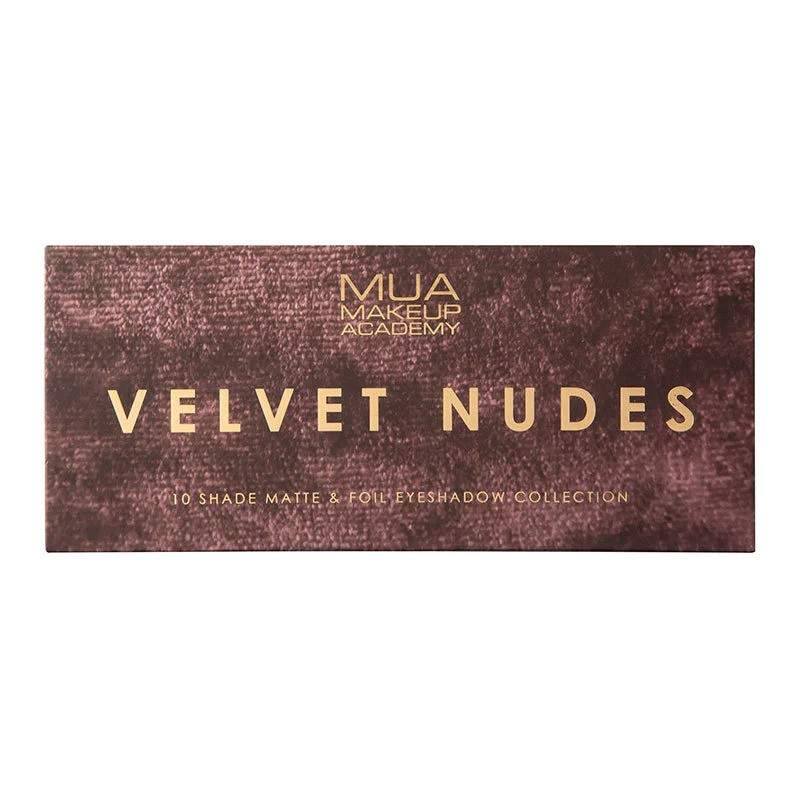 MUA 10 SHADE EYESHADOW PALETTE – VELVET NUDES
